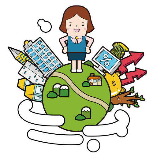 economics economy economic growth clip art cartoon global travel picture