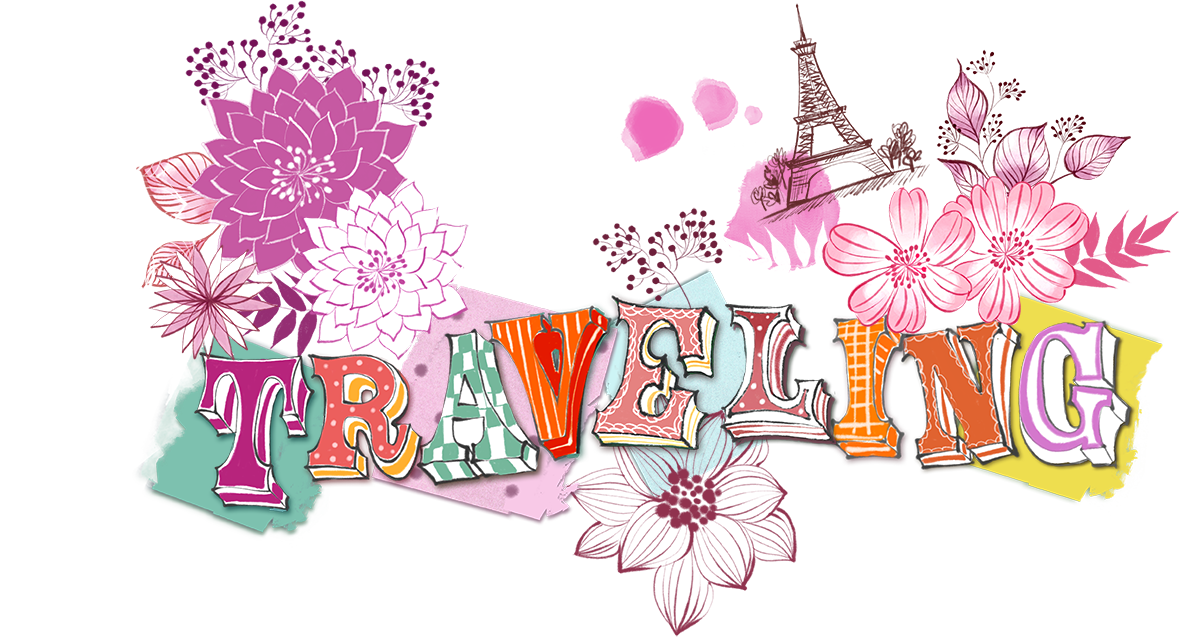 eiffel tower tourism pattern travel pattern background