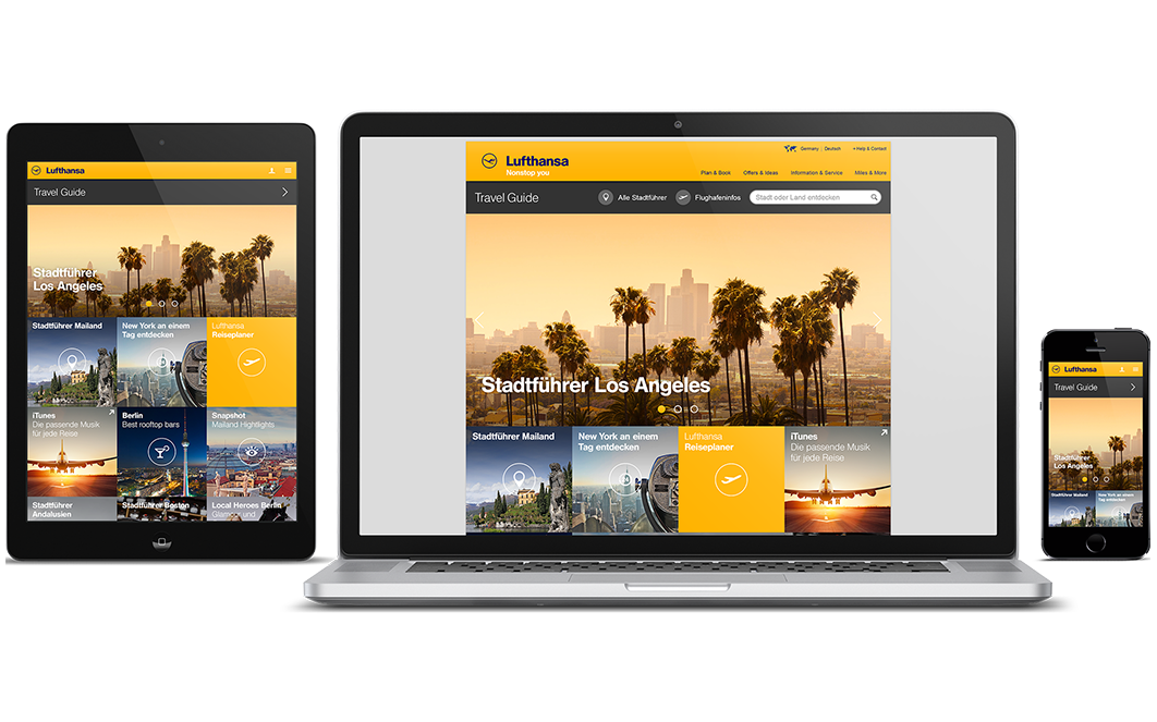 electronics brand display advertising travel book