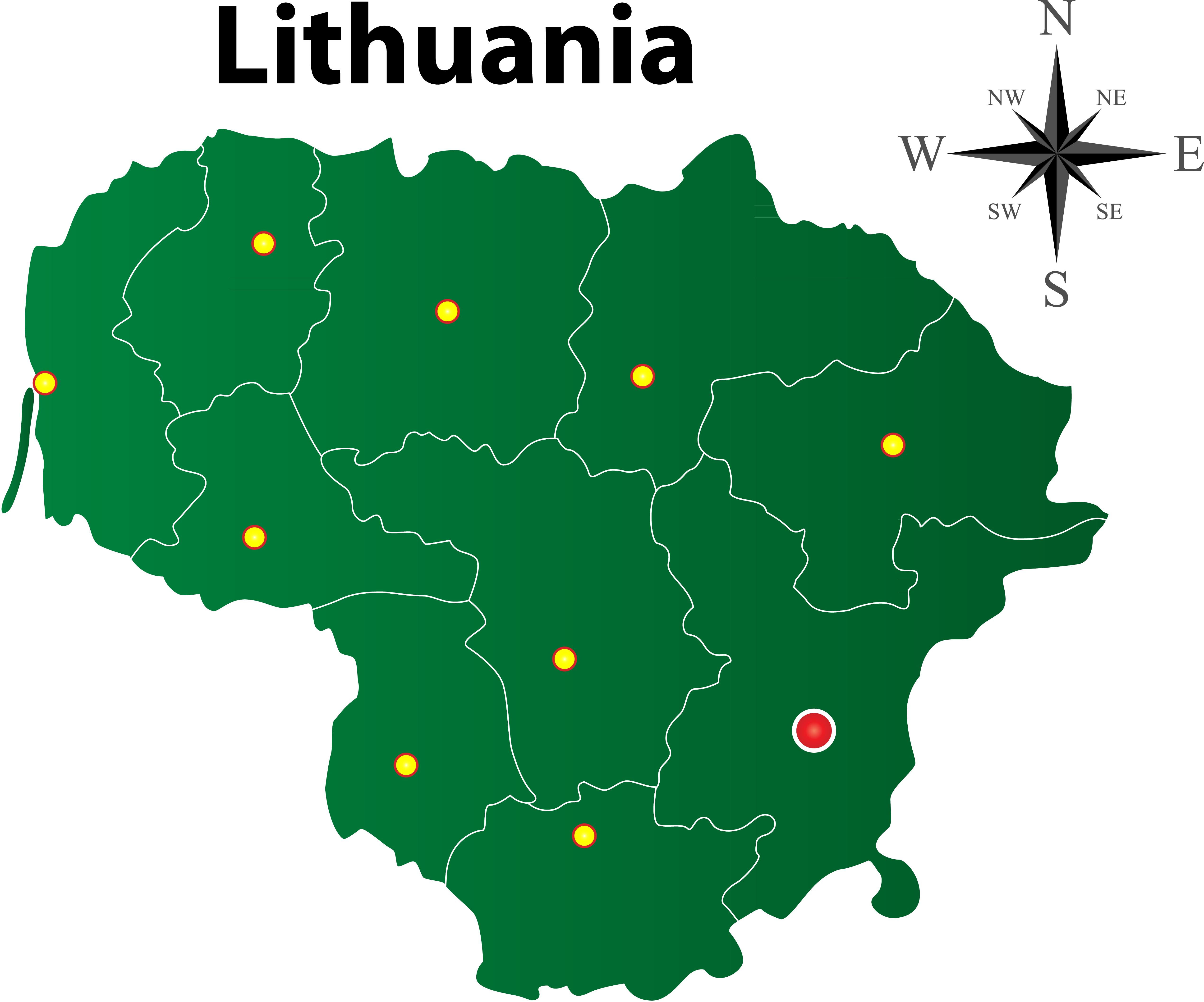 flag of lithuania map stock photography lithuania travel element vector map