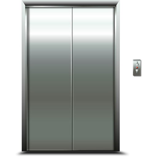 elevator escalator business icon travel