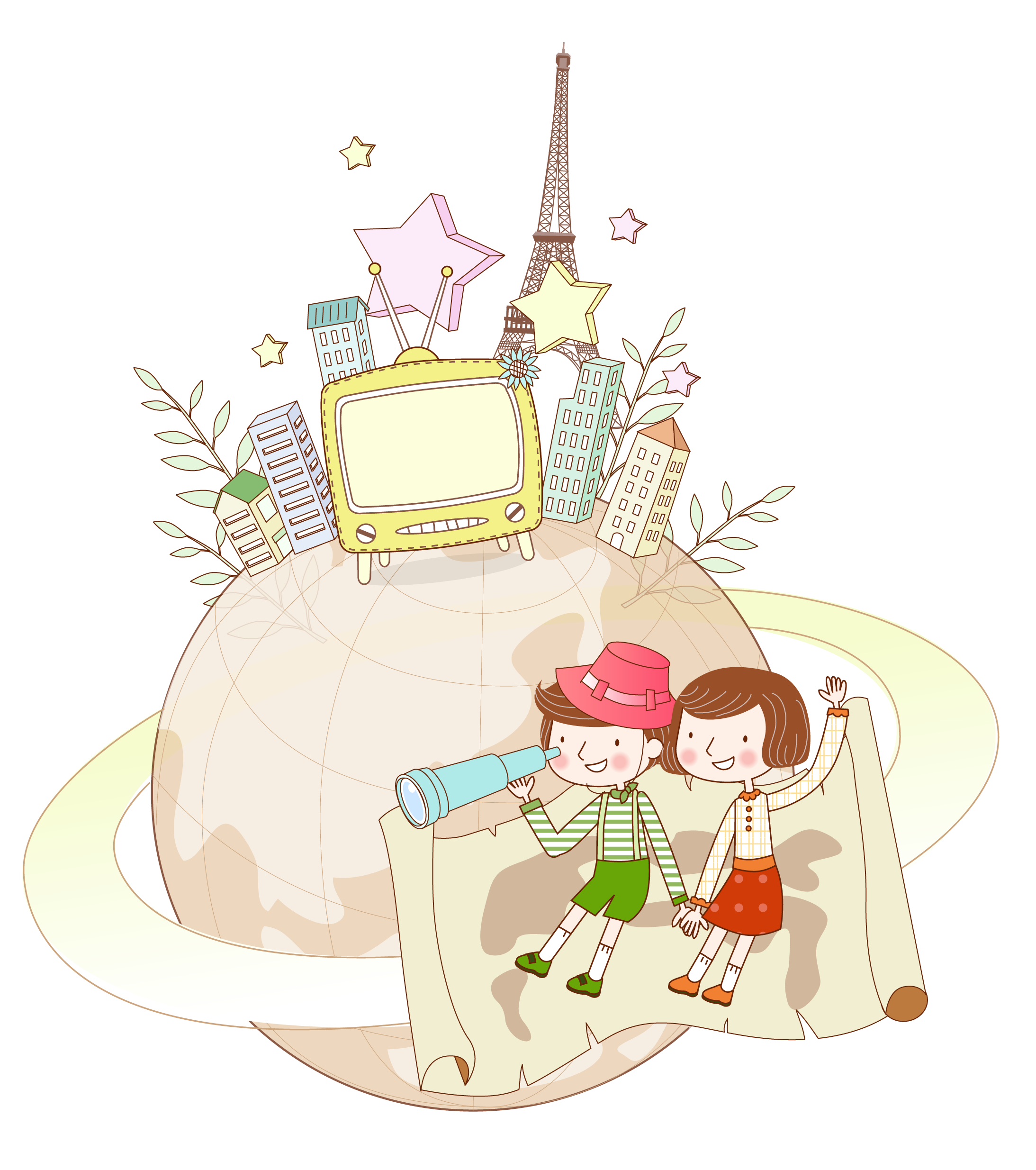 euclidean vector child drawing clip art travel theme videos dream child