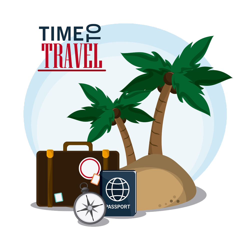 euclidean vector drawing illustration island travel material