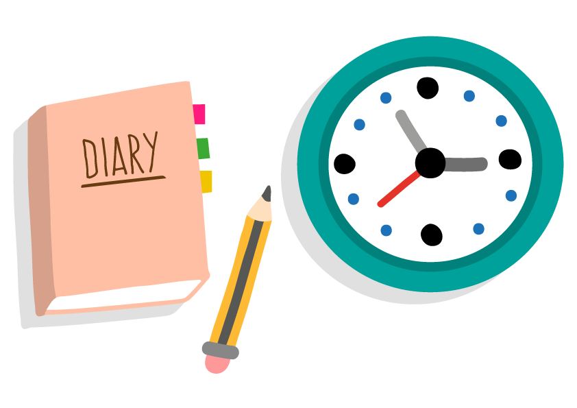 euclidean vector vector algebra travel icon book clock time study notes