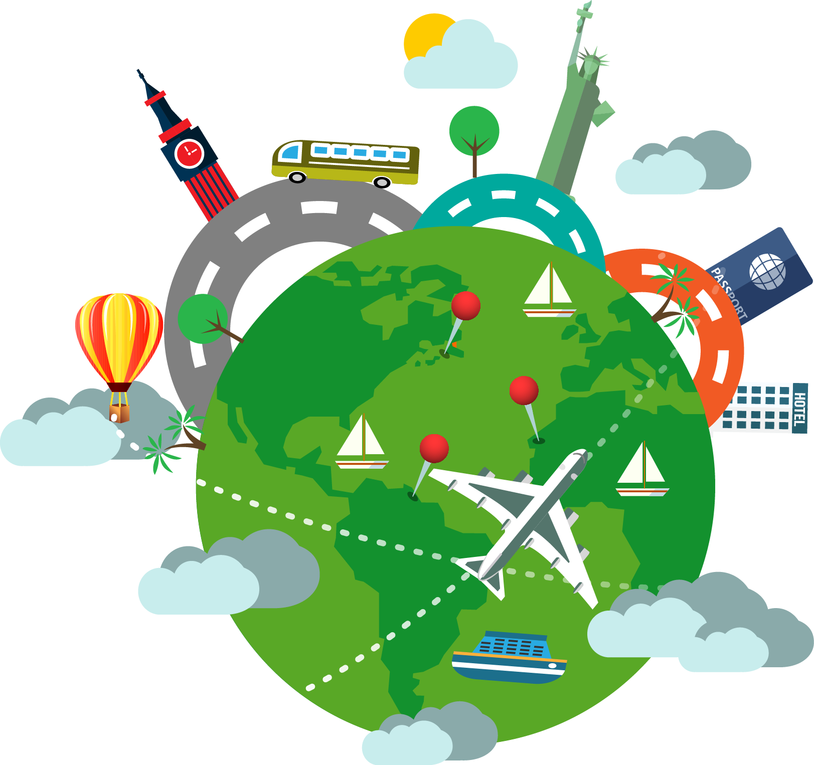 euro building hotel suites travel vector travel