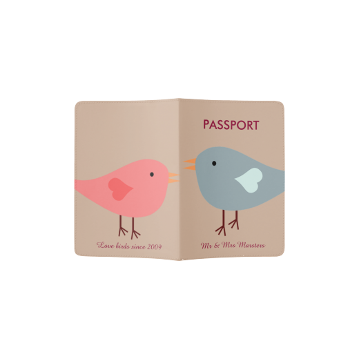 french passport travel wedding bird passport