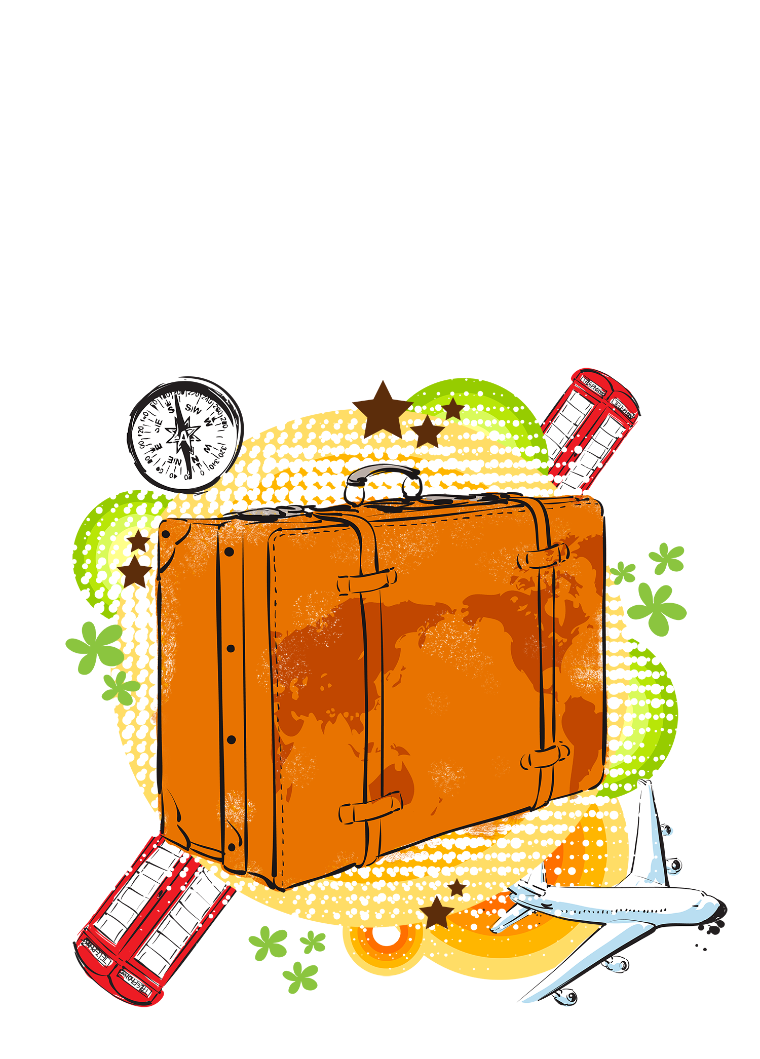 fundal poster clip art travel art posters background material