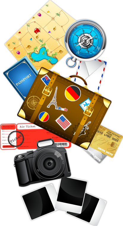 graphic design navigation fur kuste und see flight travel agency