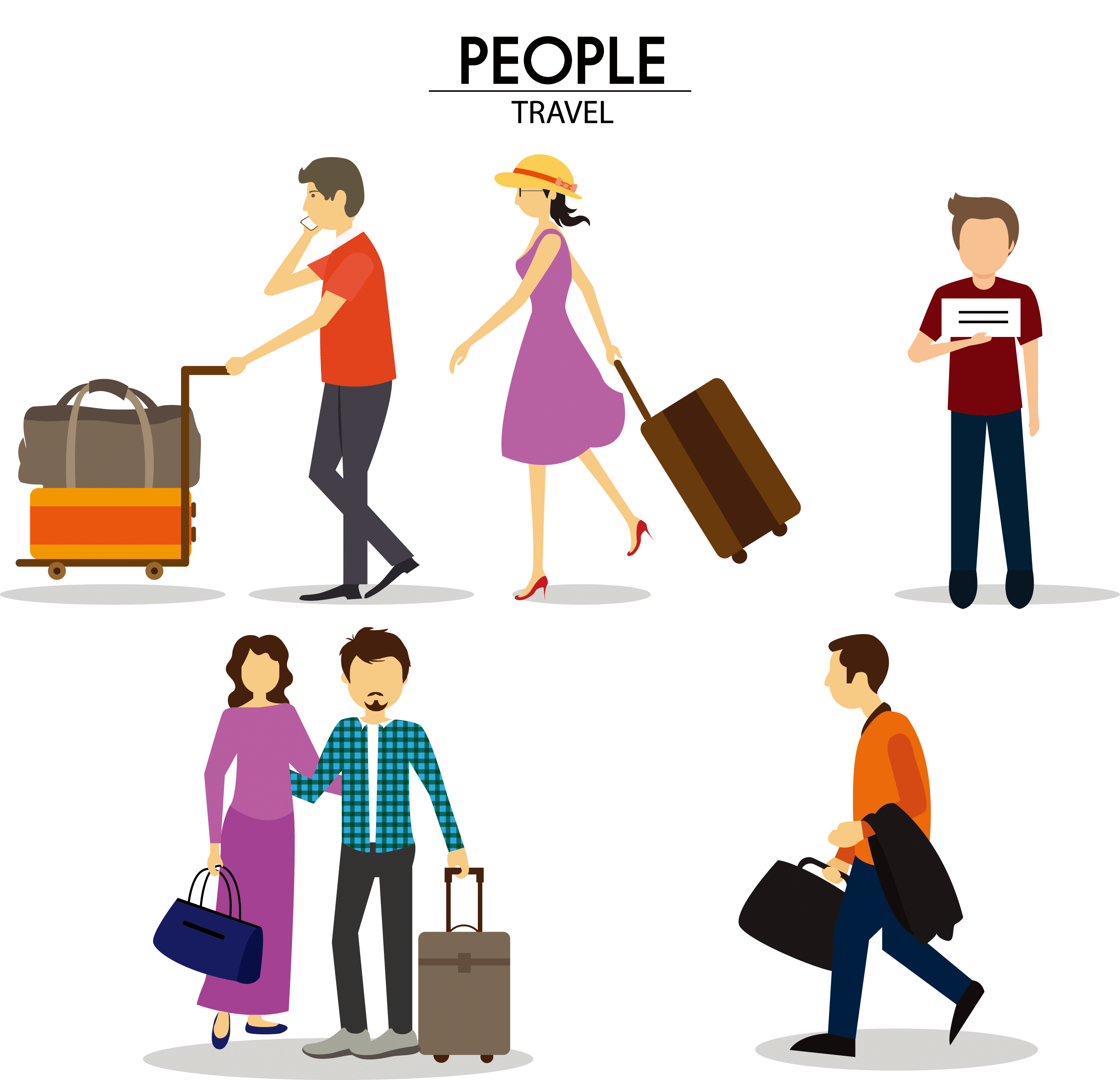 guangzhou baiyun international airport travel baggage icon travel travel vector illustration material