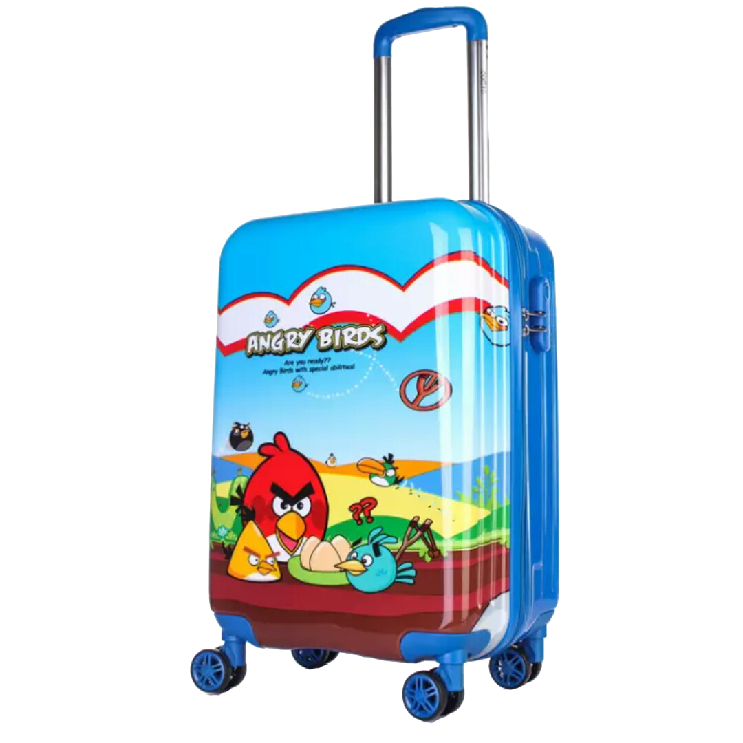 hand luggage suitcase baggage travel angry birds suitcase