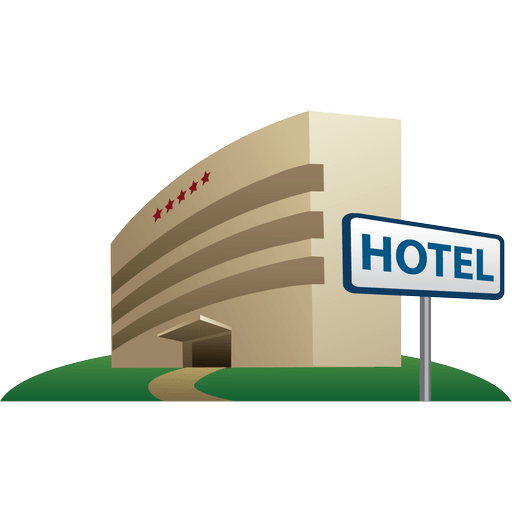 hotel accommodation travel car overlooking