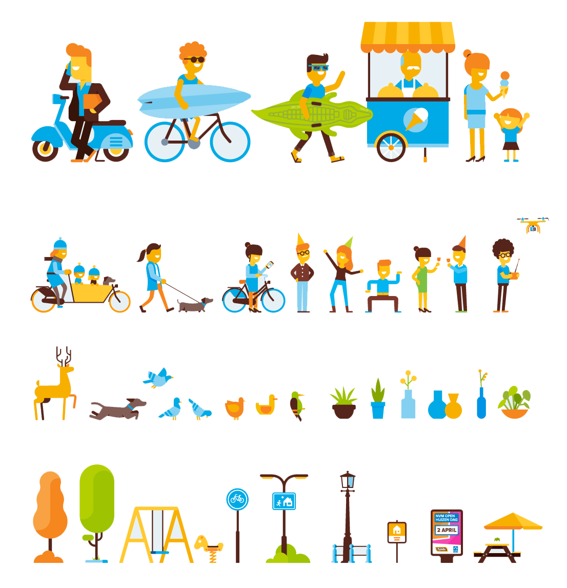 icon travel elements