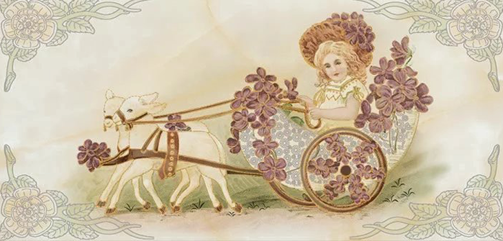 illustration princess travel by car