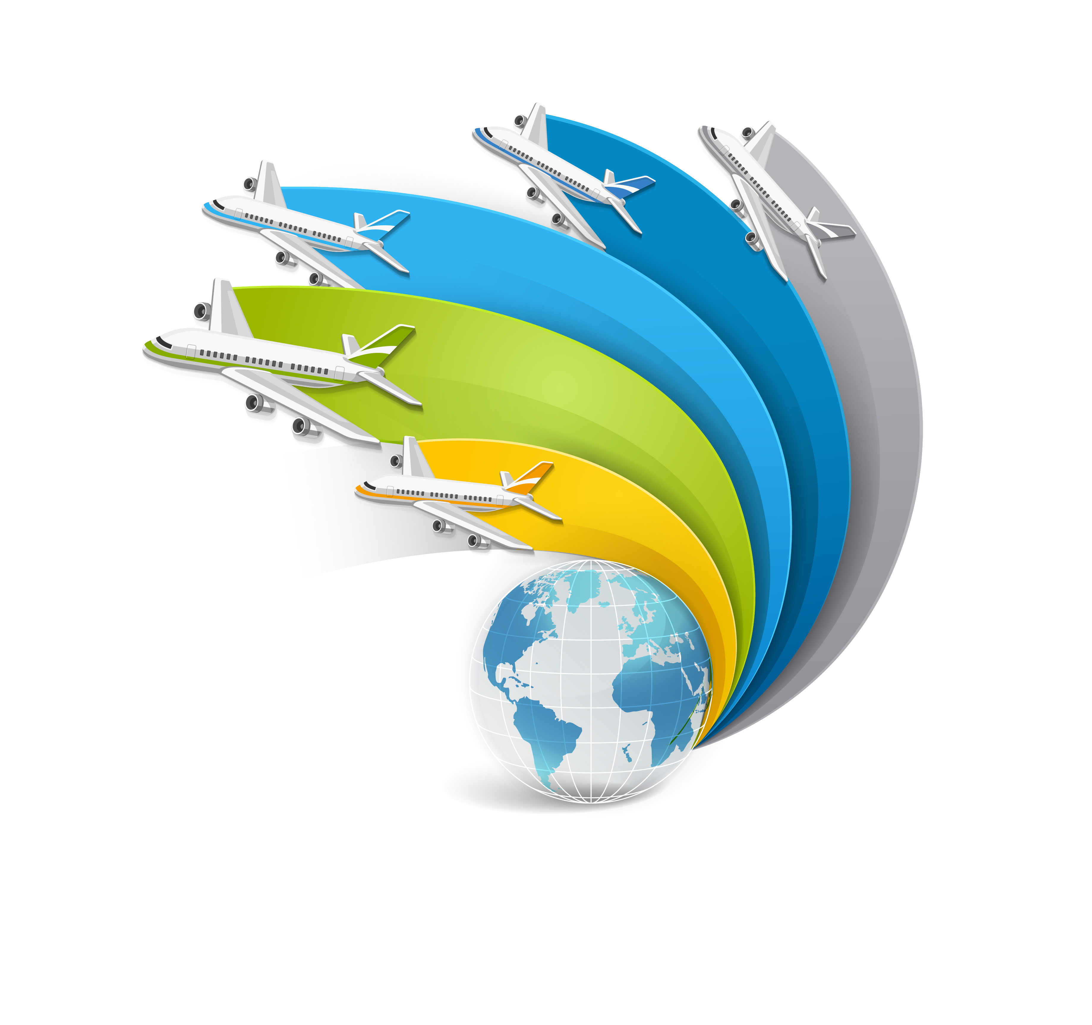 infographic travel air travel information map