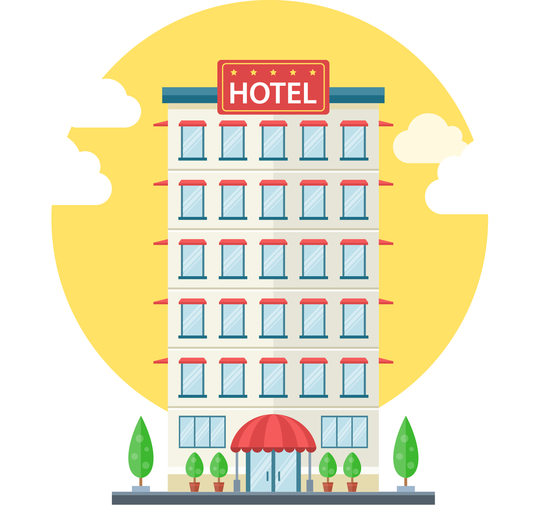 manali himachal pradesh grand livio kuta hotel online hotel reservations travel the building clouds flat vector