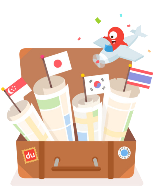 map flat design world travel