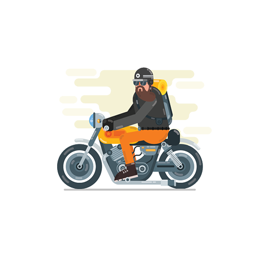 motorcycle animation designer motion graphics motorcycle travelers