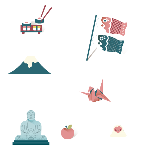 mount fuji icon japan travel