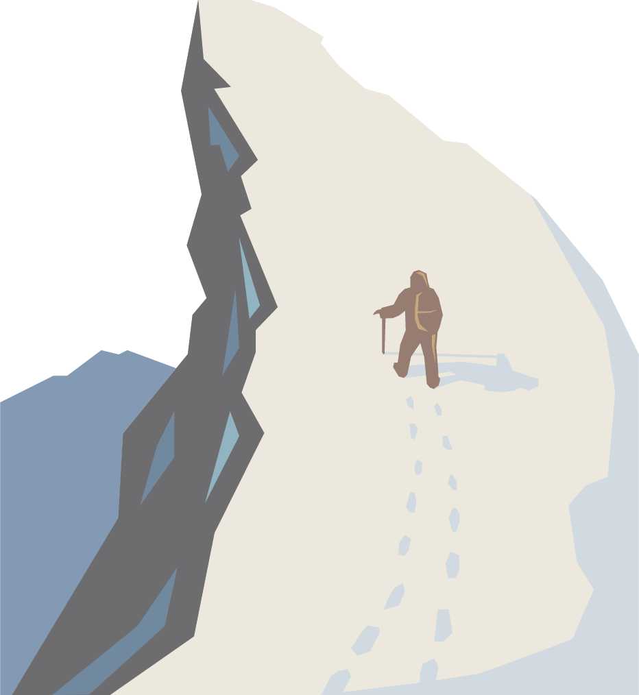 mountaineering poster illustration vector flat travel themes