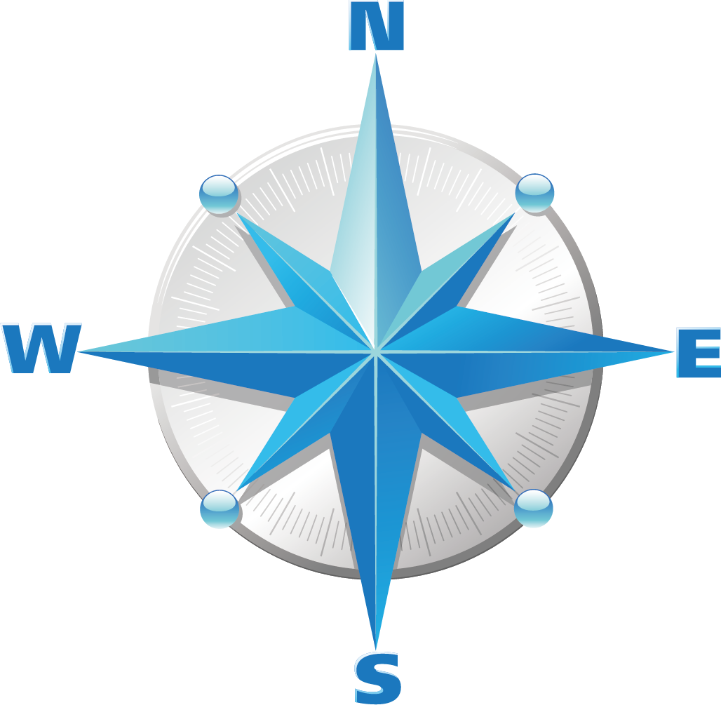 north cardinal direction map compass west travel compass