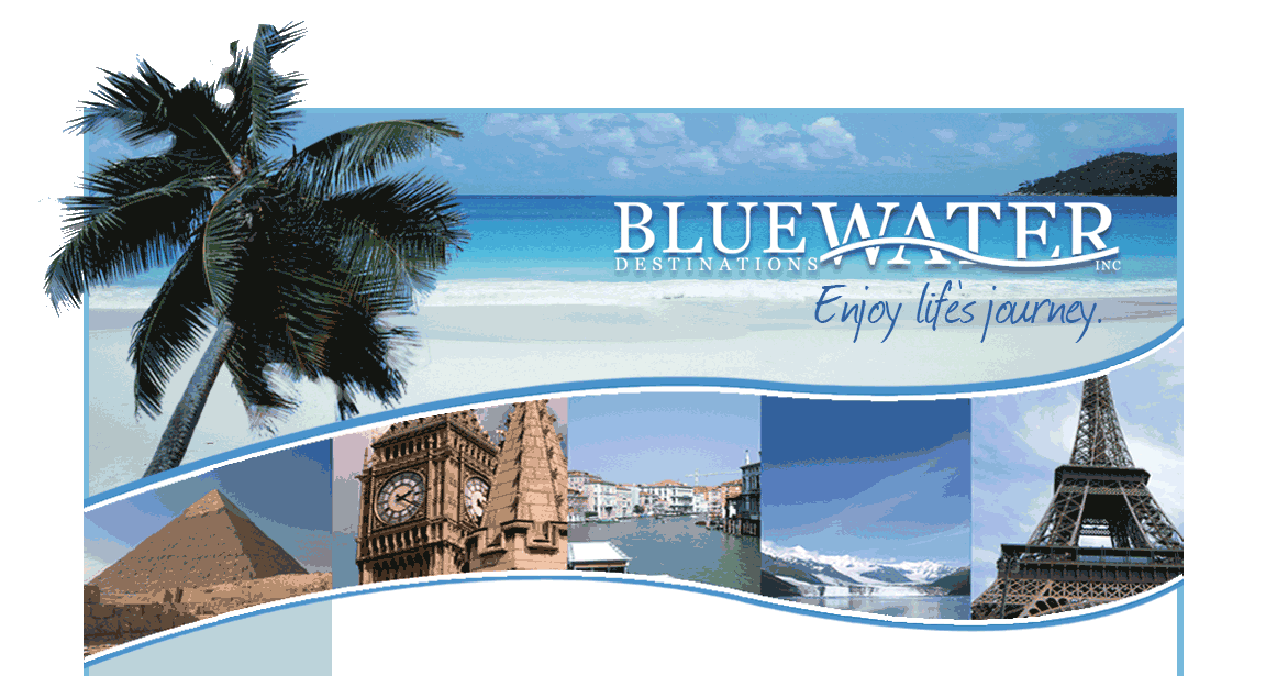 Leaning Palm Tree Tropical Beach Banner