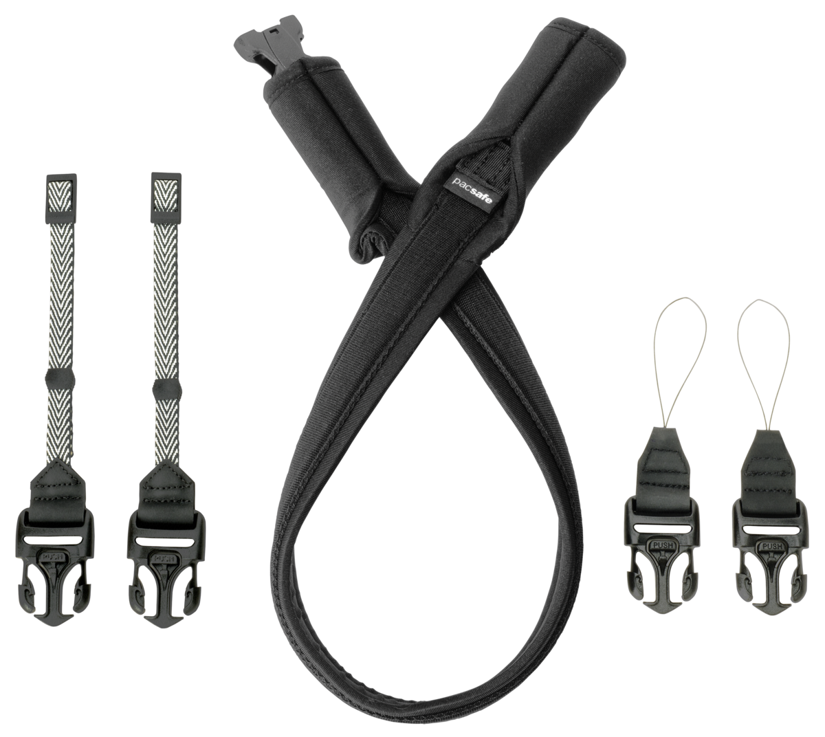 pacsafe strap anti theft system travel camera travel