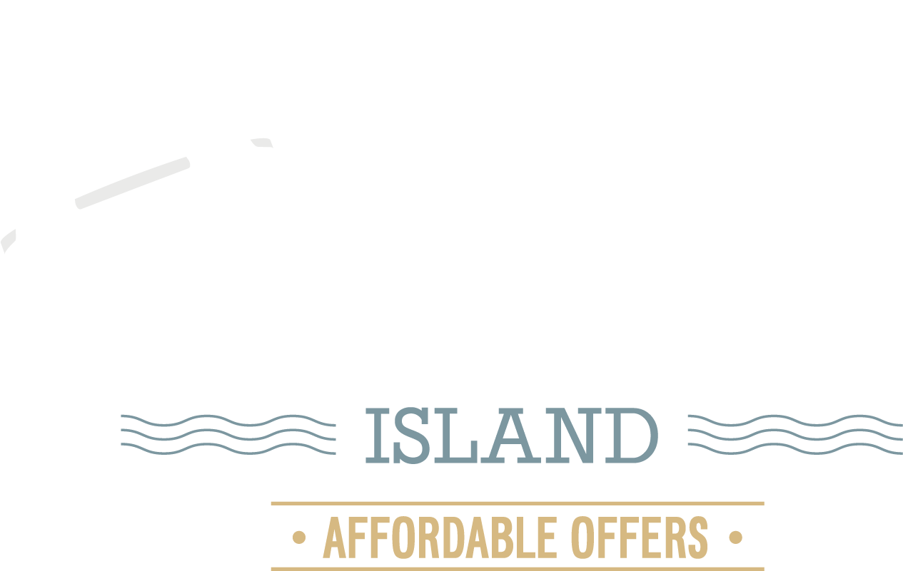 paper logo brand font island travel poster