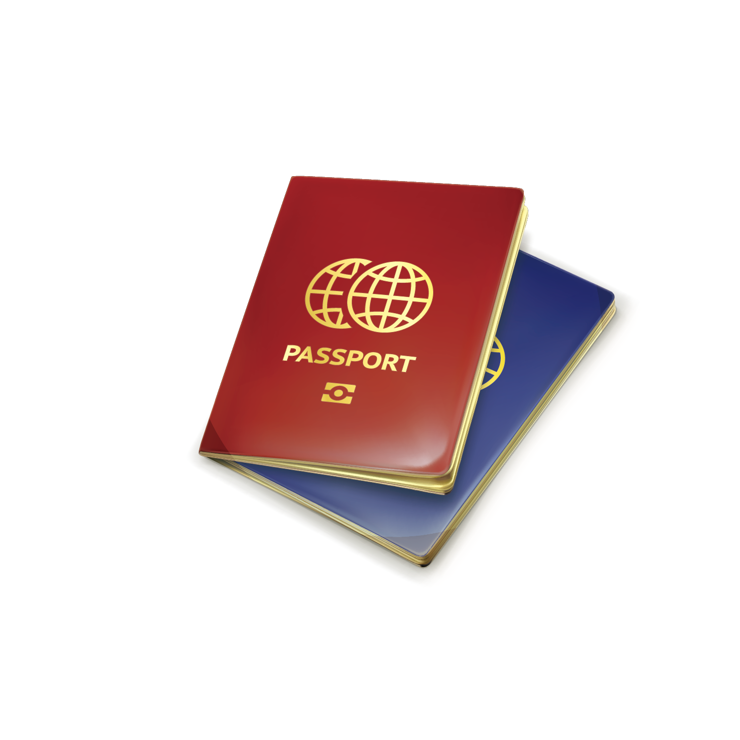passport euclidean vector illustration vector material pattern outbound travel vacation