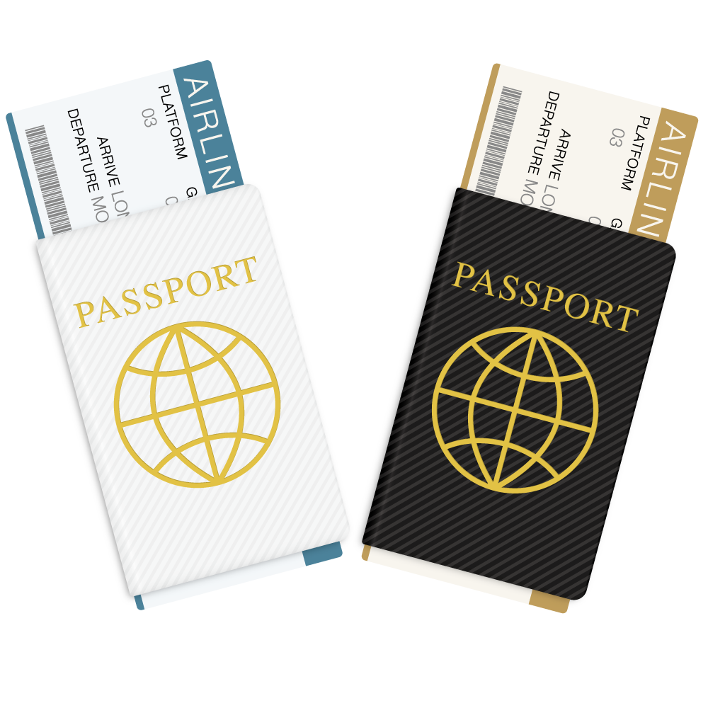 passport stamp travel visa vector passport travel book