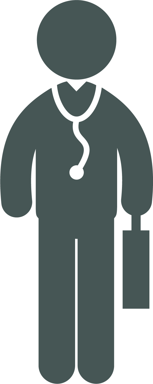 physician medicine health care icon doctors travel to see a doctor cartoon - Free Png Download | Seekpik