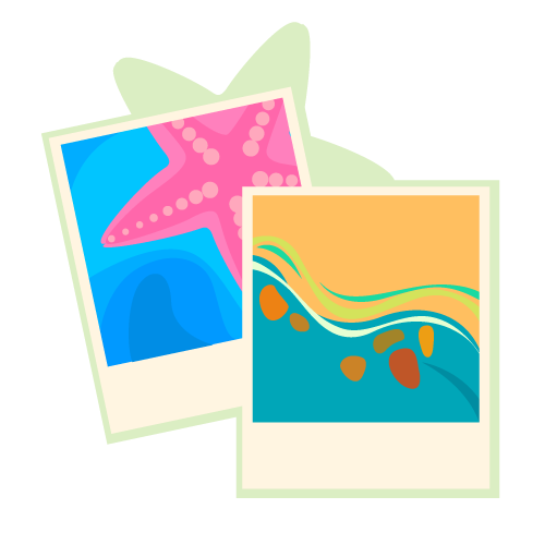 polaroid corporation clip art vector travel album