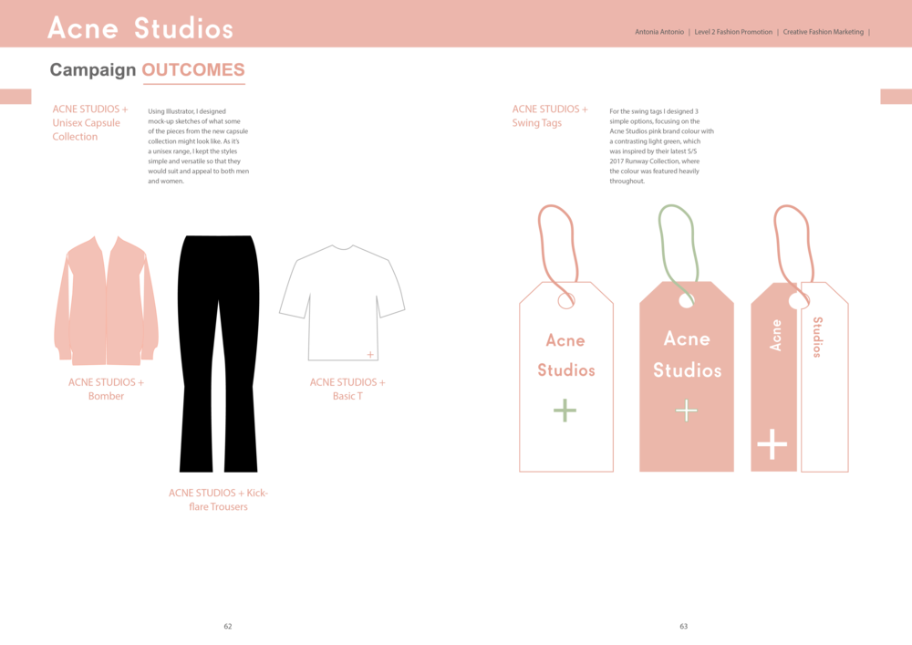 acne studios brand swing tag marketing marketing