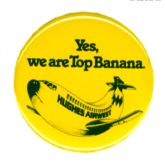 advertising hughes airwest banana fruit marketing banana