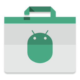 Android Lollipop Icons Market Unlocker green and white Android icone transparent bac