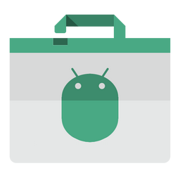 Android Lollipop Icons Market Unlocker green Android folder icon transparent bac