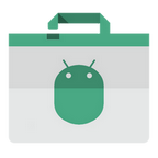 Android Lollipop Icons Market Unlocker white and green Android icon transparent bac
