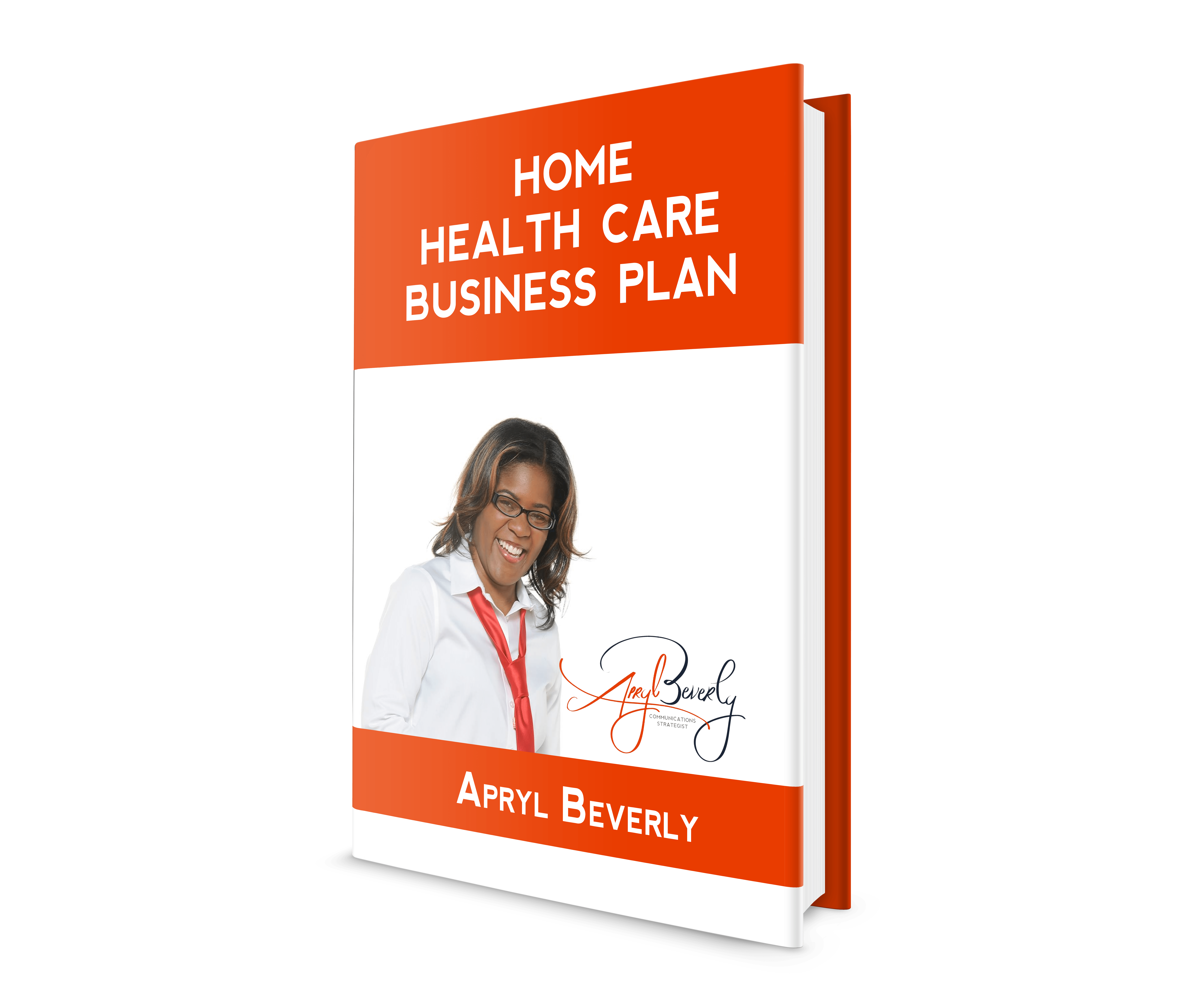 Orange Hardcover Book Mockup Business Plan