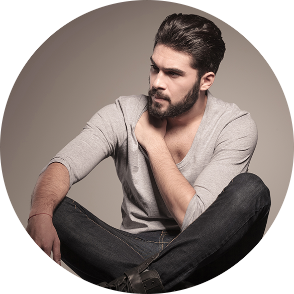 beard man model marketing beard