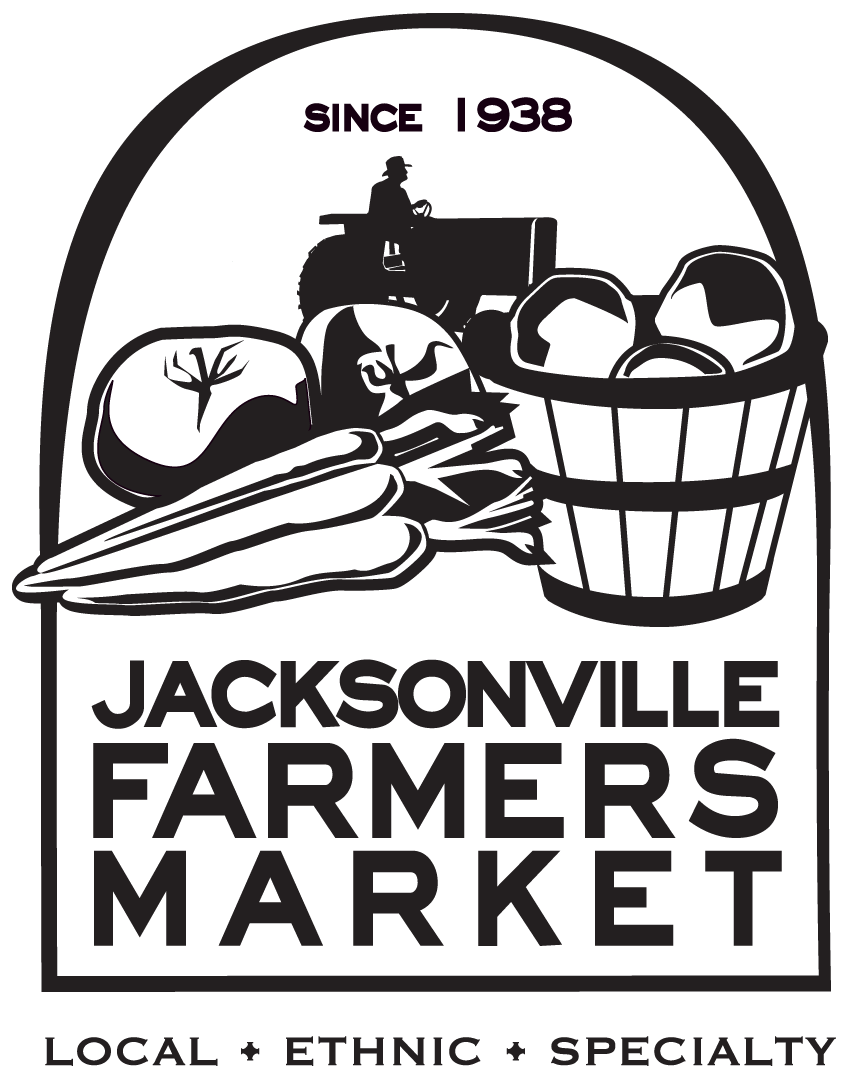 Beaver Farmers Market Marketplace Logo Jacksonville Florida Black And White Text transparent bac