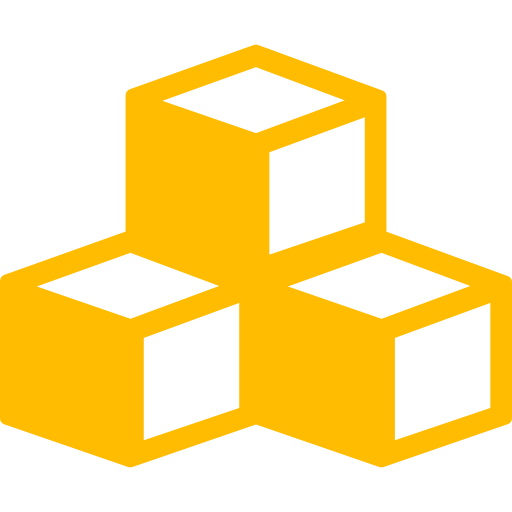Box Icon Cube Marketing Share Icon User Interface Stack Data Yellow transparent bac