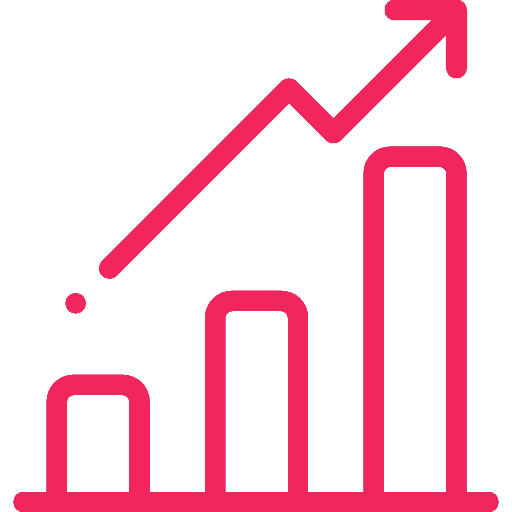 business marketing investment service capital bar chart