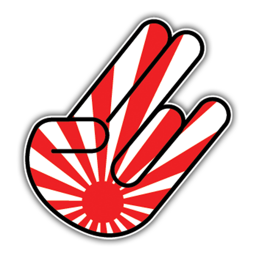 car japanese domestic market bumper sticker decal sticker