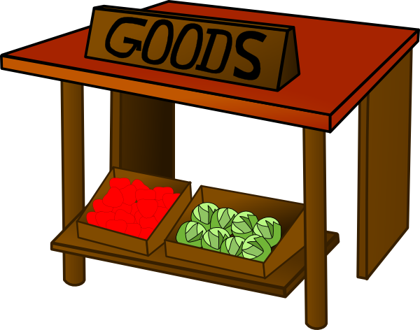 Cartoon Street Market Stall Street Food Marketplace Farmers Market Vegetable Food Booth Furniture transparent bac