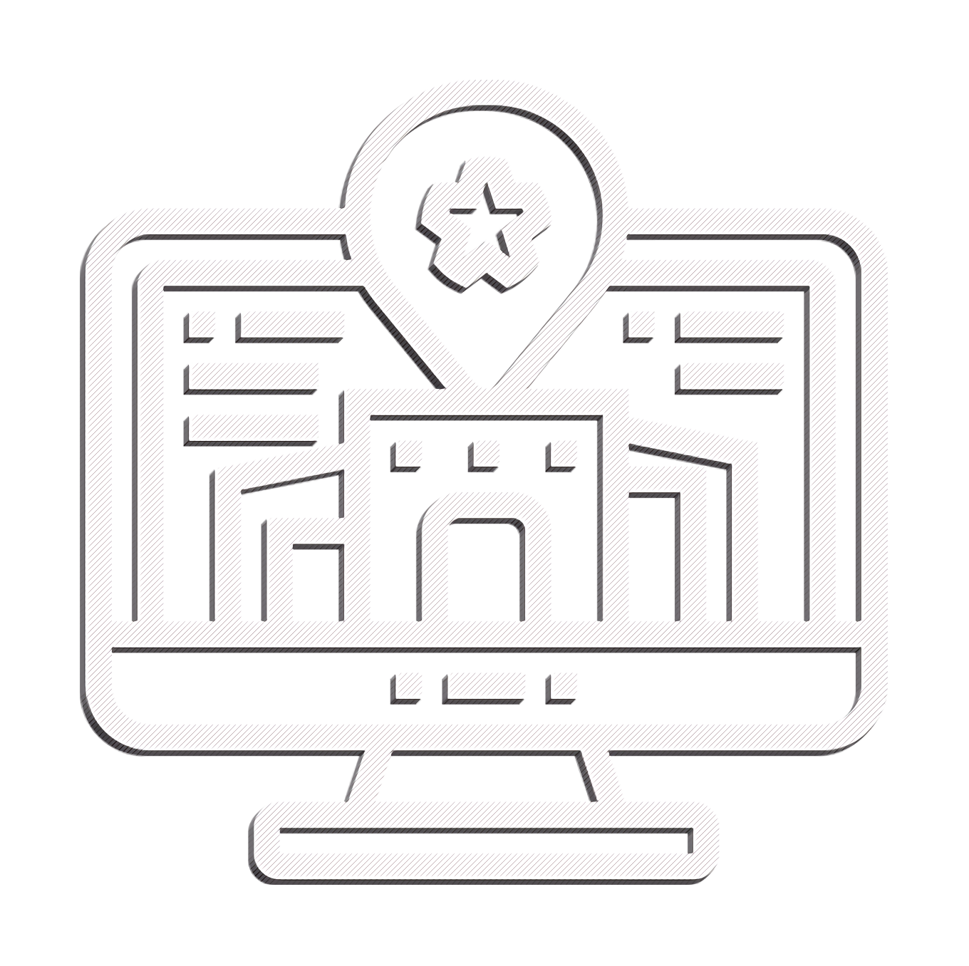 Checking icon Hotel icon Hotel Services icon Communication Sales Business Marketing Media Ecommerce Retail t