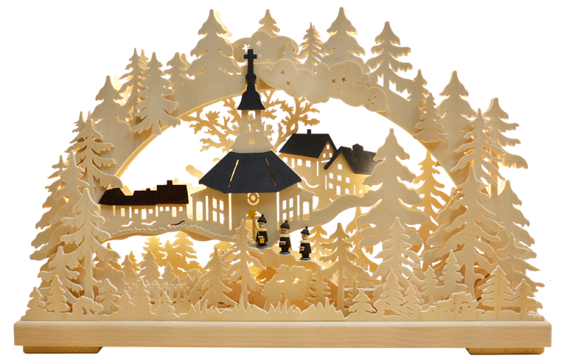 Christmas And New Year Ore Mountains Seiffen Schwibbogen Christmas Day Ore Mountain Folk Art Wood Carving Christmas Market transparent bac