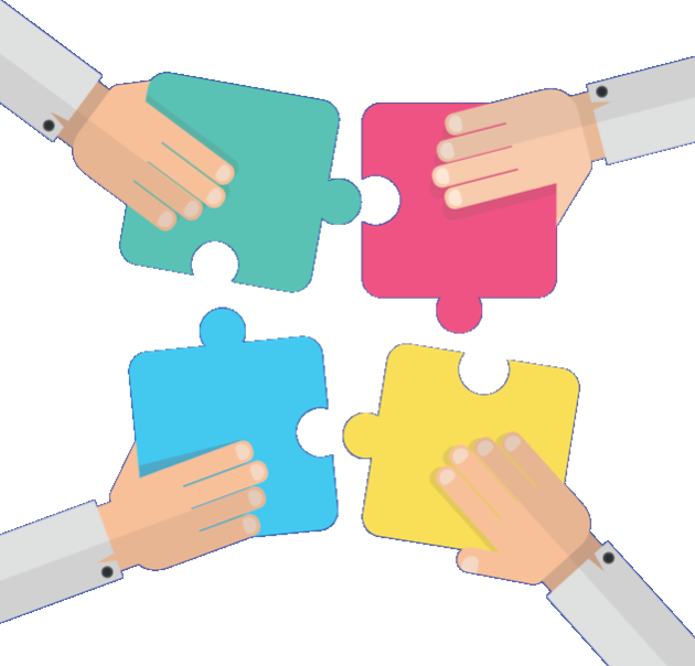 company organization medical transcription business marketing teamwork clipart