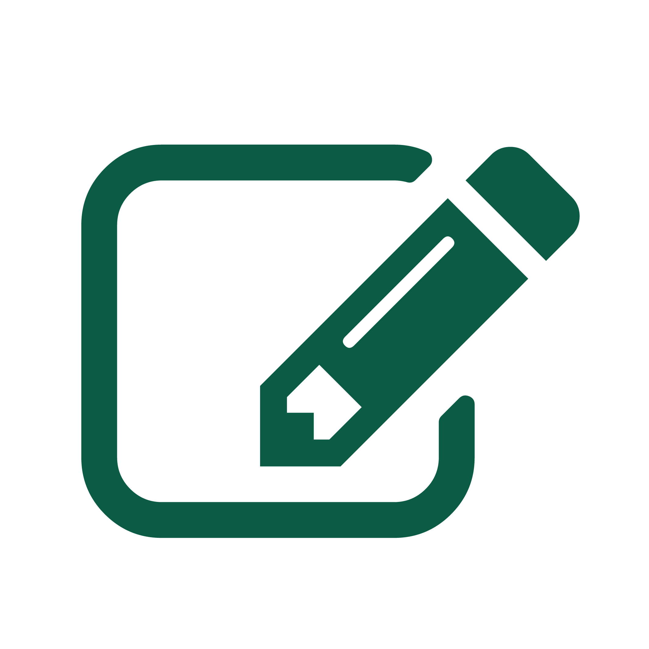 Dark Green Pencil Edit Icon