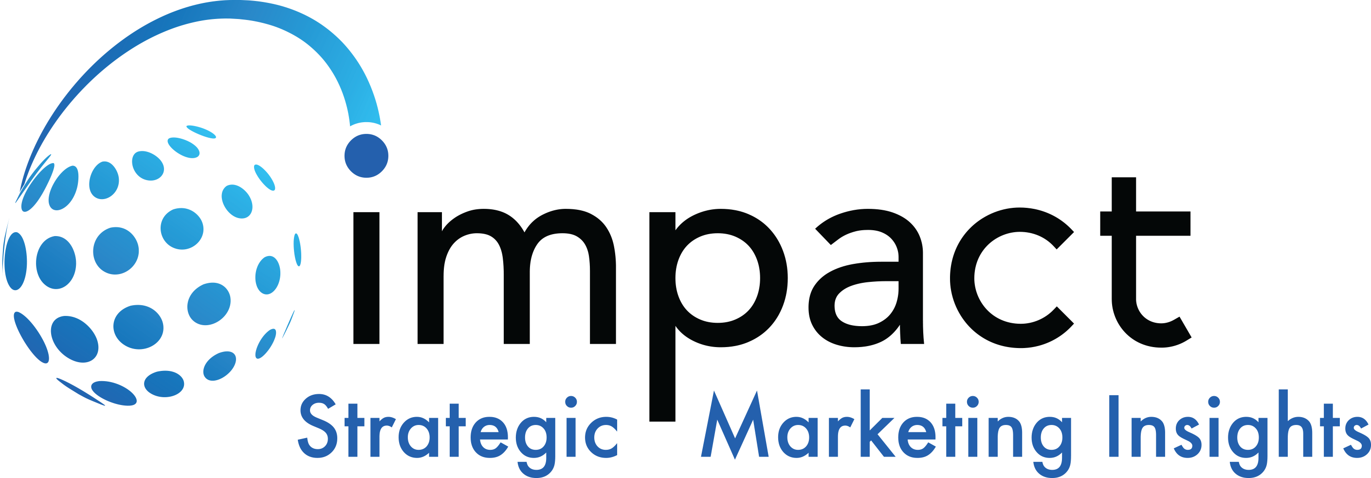 Impact Strategic Marketing Logo with Blue Globe