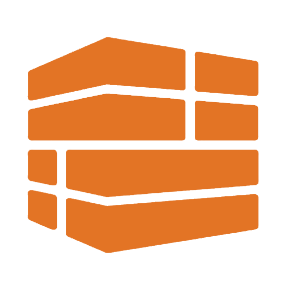 Digital Marketing Business Real Estate Company Brick Orange Line Logo transparent bac