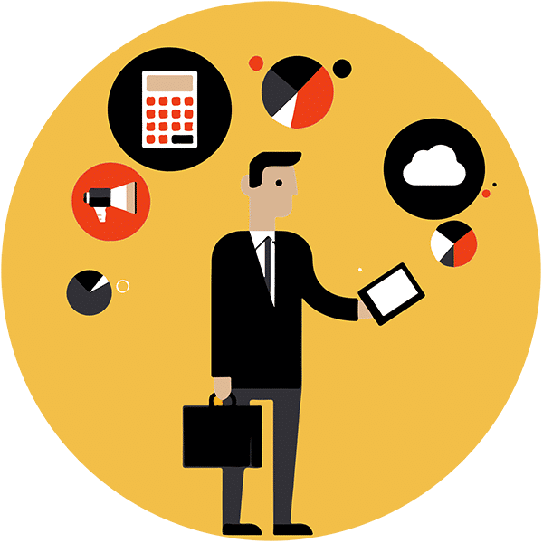 Digital Marketing Company Secretary Business Corporation Web Design Management Customer Yellow transparent bac